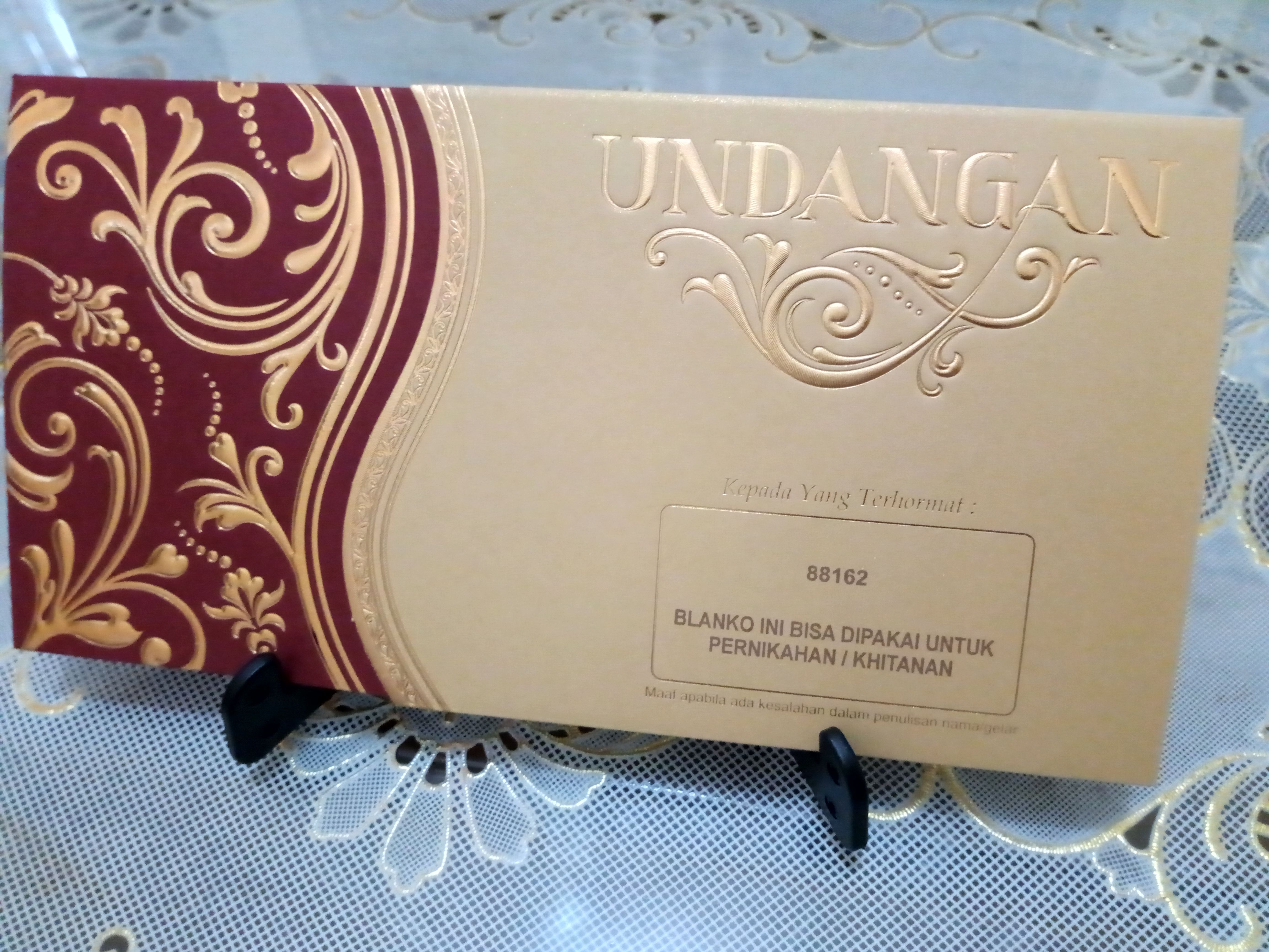 Detail Model Kartu Undangan Pernikahan Nomer 13