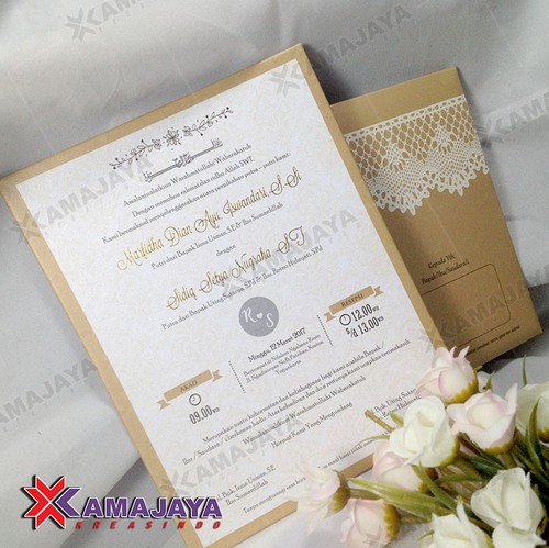 Detail Model Kartu Undangan Pernikahan Nomer 16