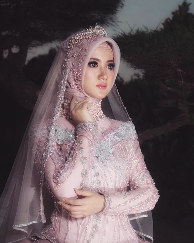 Detail Model Kerudung Pengantin Nomer 29