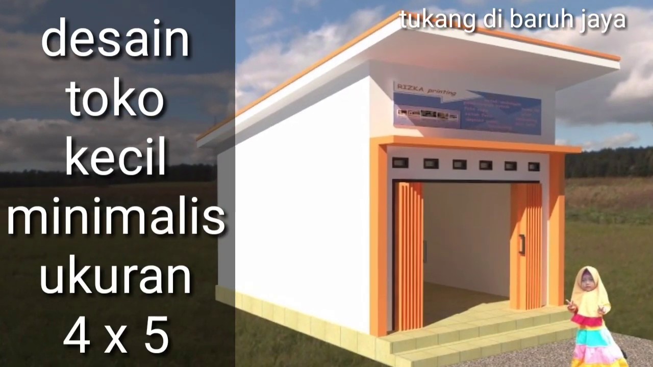 Model Kios Minimalis - KibrisPDR
