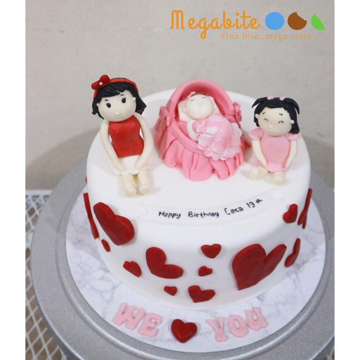 Detail Model Kue Ulang Tahun Anak Perempuan Simple Nomer 31