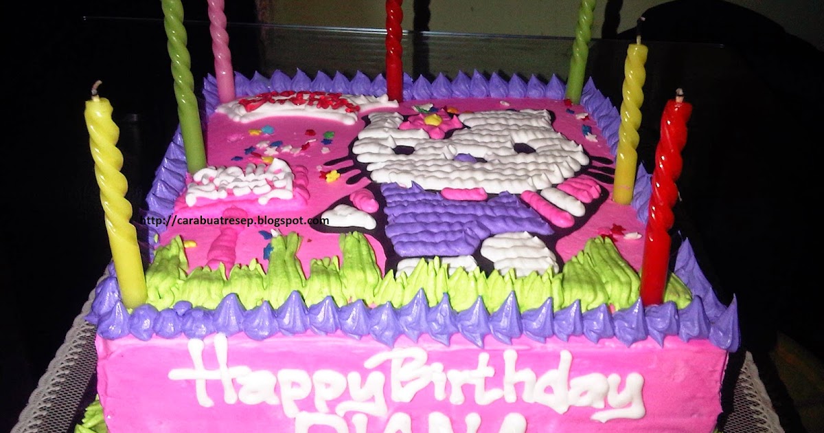 Detail Model Kue Ulang Tahun Anak Perempuan Simple Nomer 10