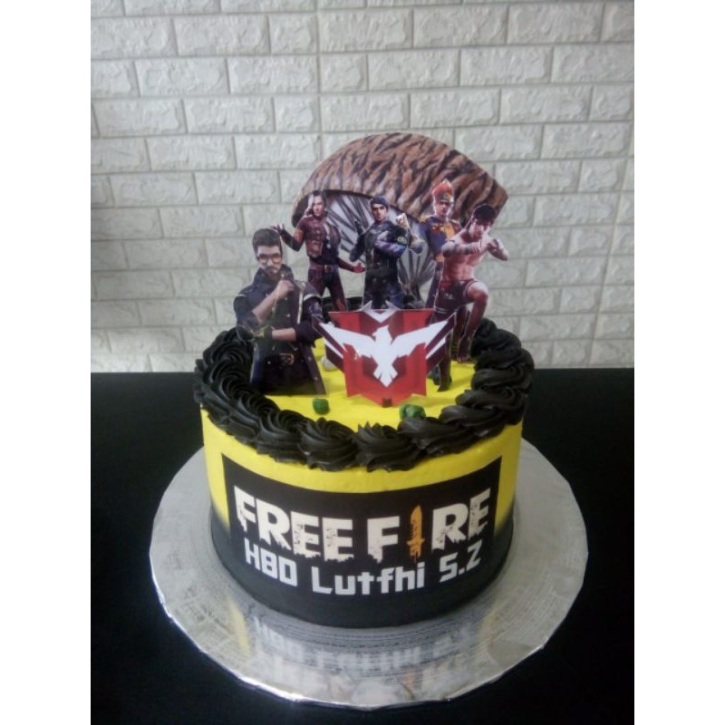 Detail Model Kue Ulang Tahun Free Fire Nomer 24