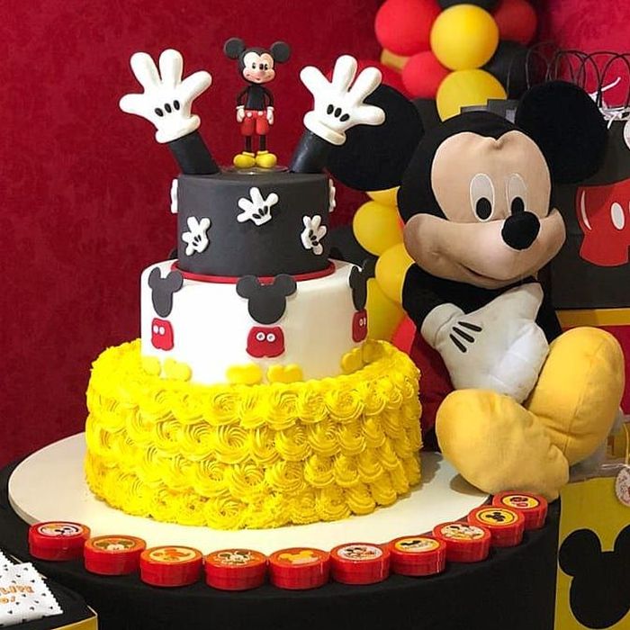 Detail Model Kue Ulang Tahun Mickey Mouse Nomer 25