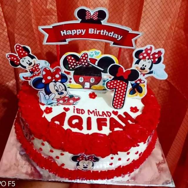 Detail Model Kue Ulang Tahun Mickey Mouse Nomer 40