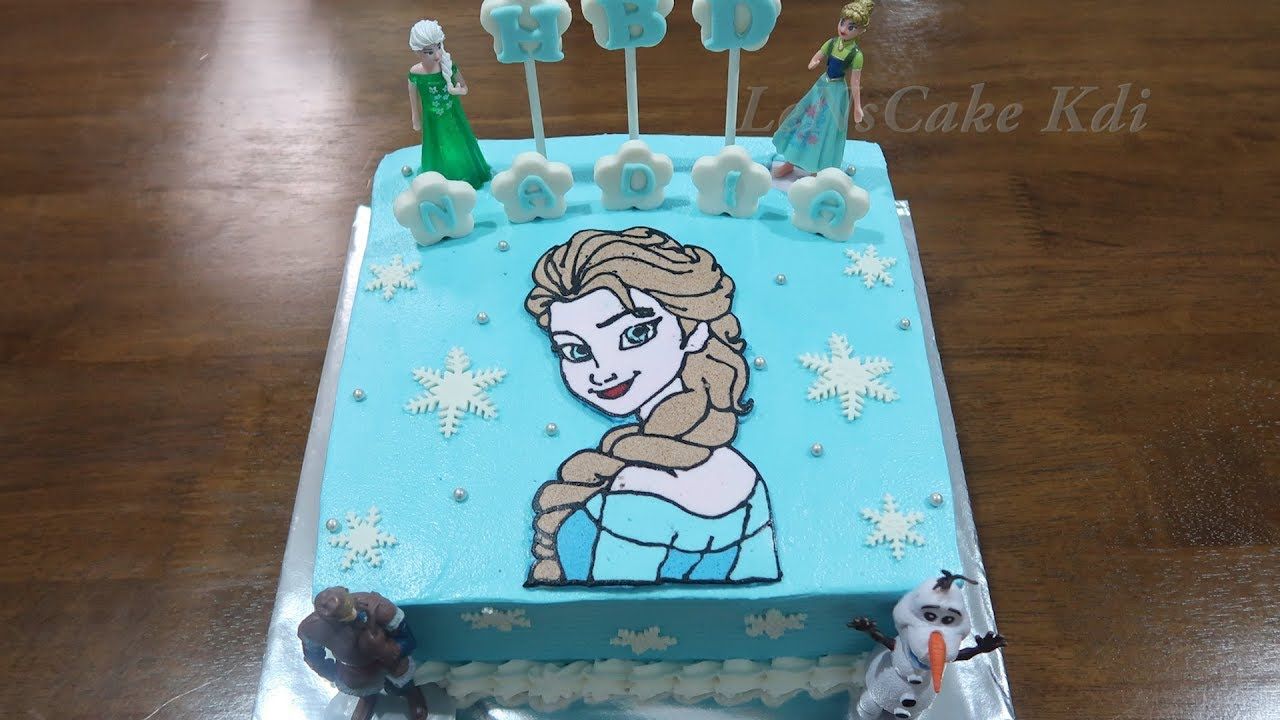 Detail Model Kue Ultah Frozen Nomer 48