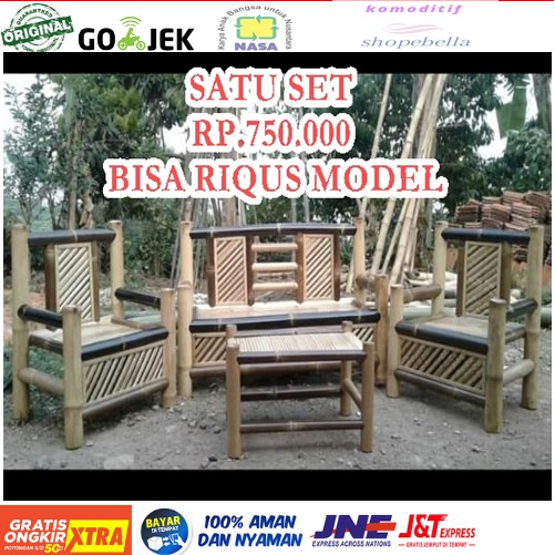 Detail Model Kursi Bambu Sederhana Nomer 36