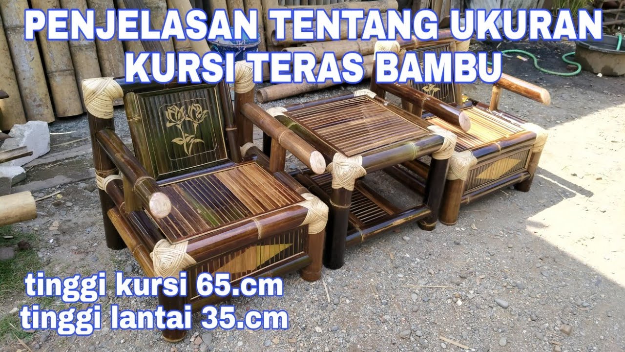 Detail Model Kursi Bambu Sederhana Nomer 44