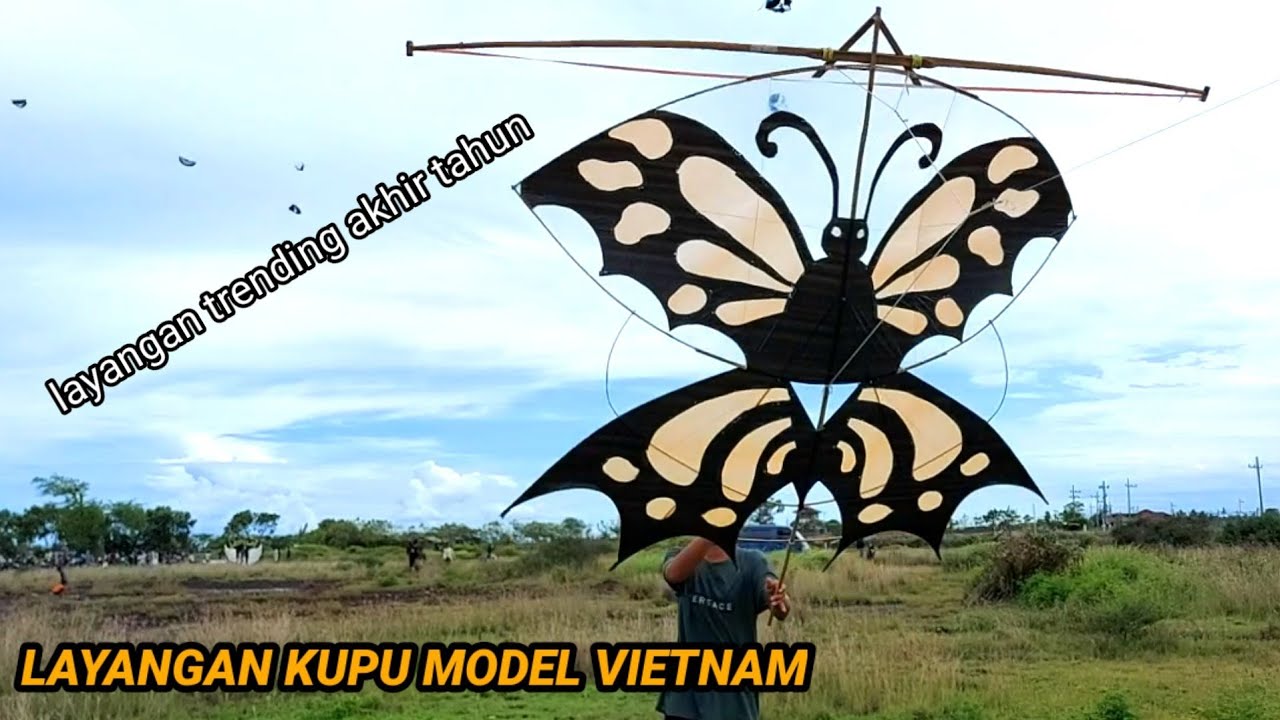 Detail Model Layang Layang Kupu Kupu Nomer 45