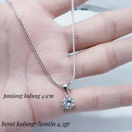 Detail Model Liontin Perak Nomer 24
