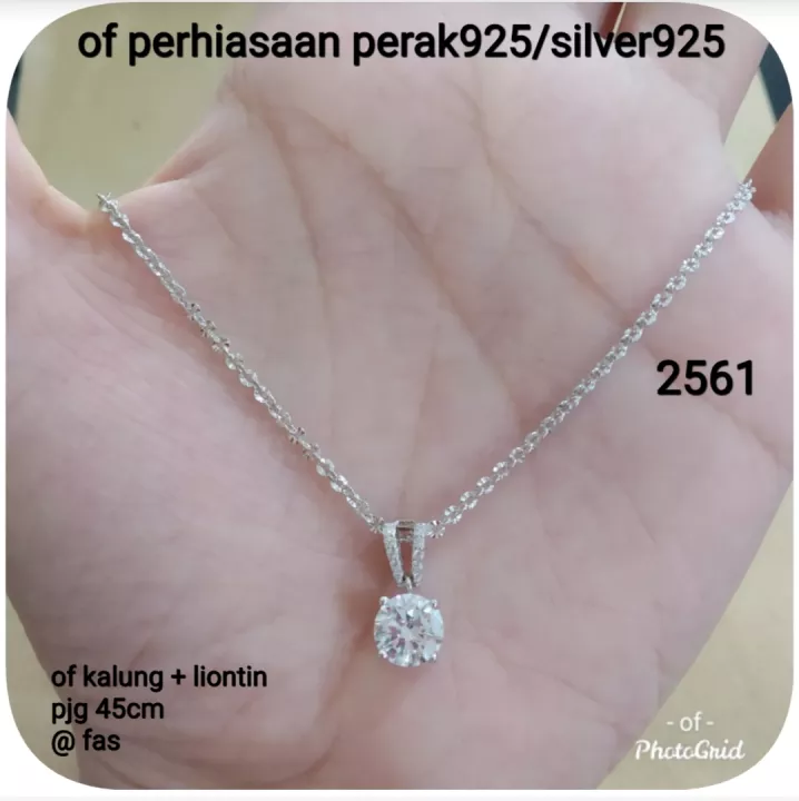 Detail Model Liontin Perak Nomer 8