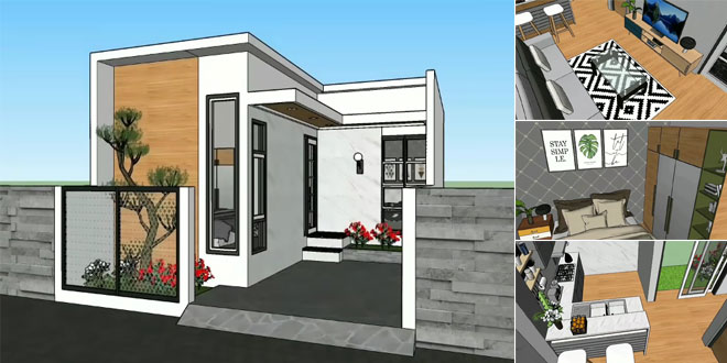 Detail Model Luar Rumah Minimalis Nomer 19