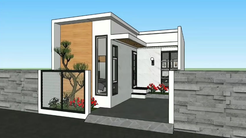 Detail Model Luar Rumah Minimalis Nomer 53