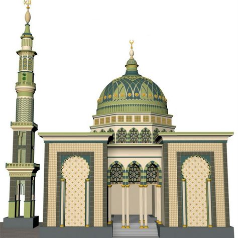 Detail Model Masjid Terbaru Nomer 5