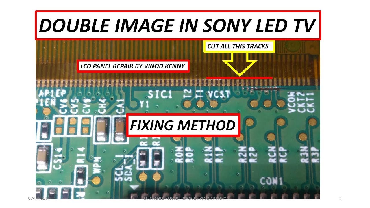 Detail Led Sony Gambar Double Nomer 3