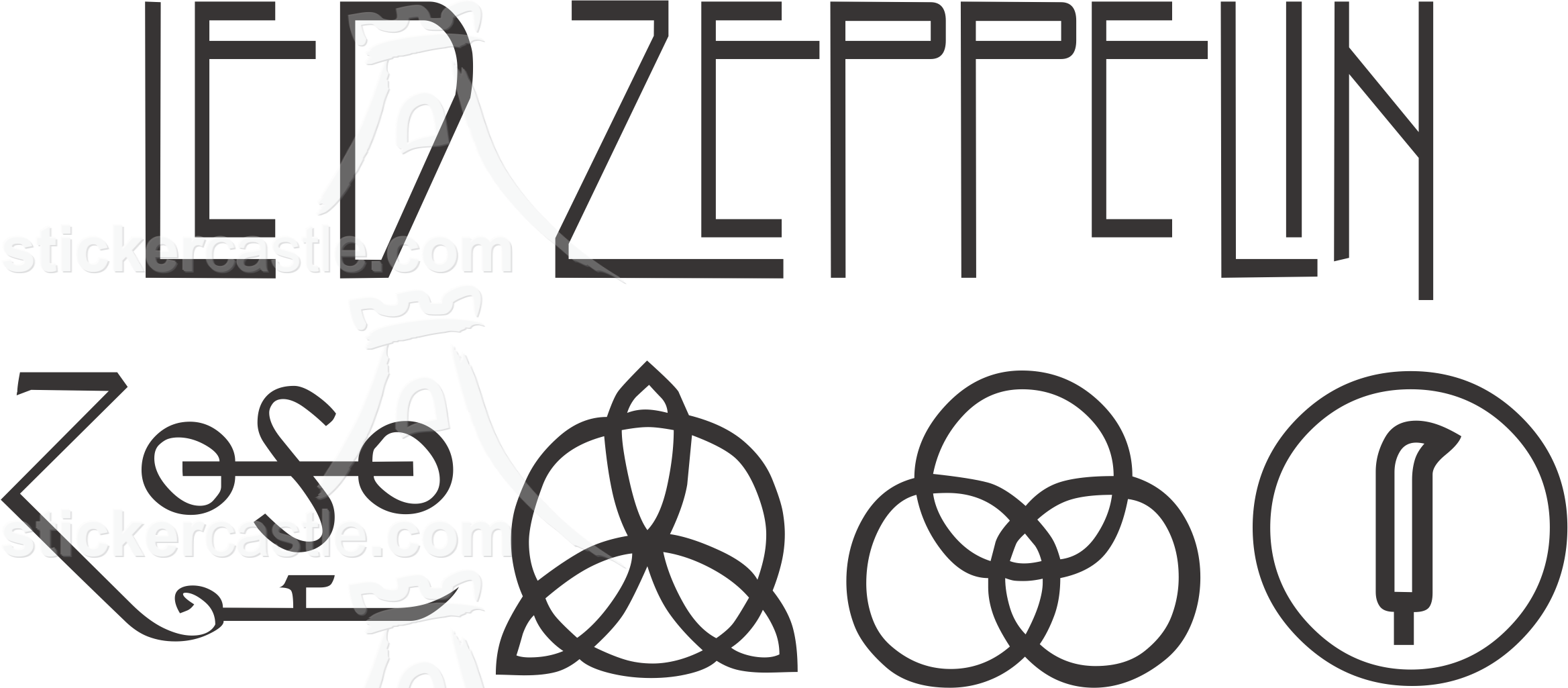 Detail Led Zeppelin Logo Png Nomer 14