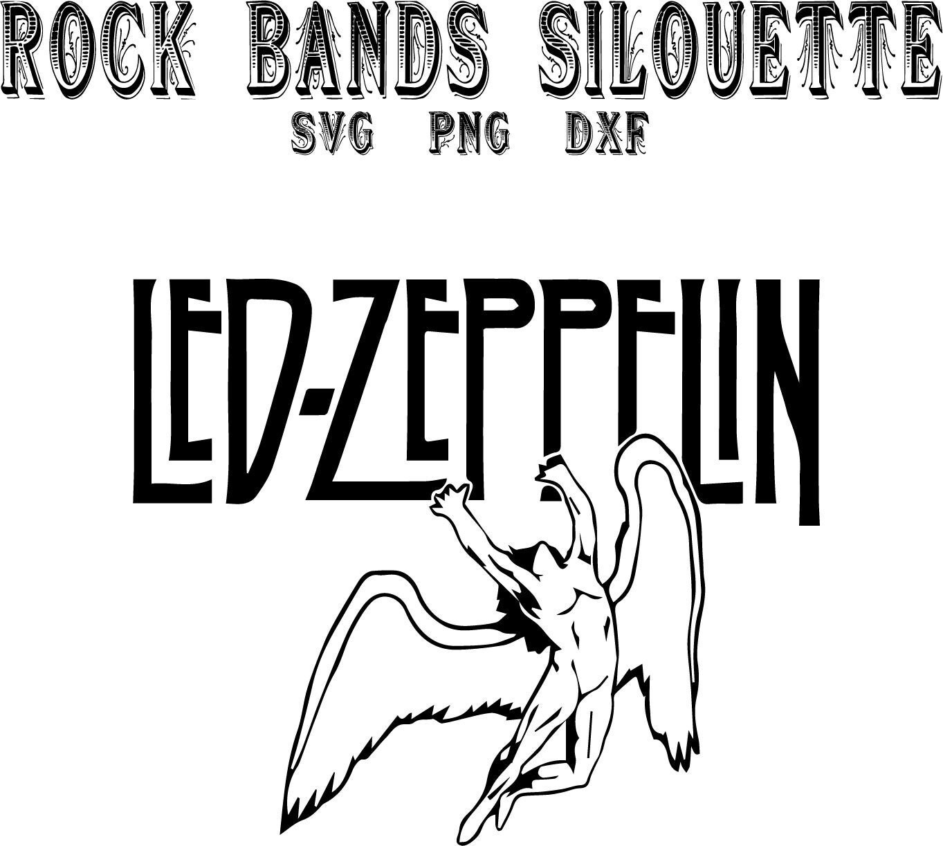 Detail Led Zeppelin Logo Png Nomer 15