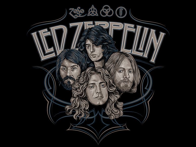 Led Zeppelin Vector Art - KibrisPDR