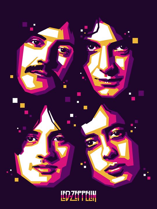 Detail Led Zeppelin Vector Art Nomer 14