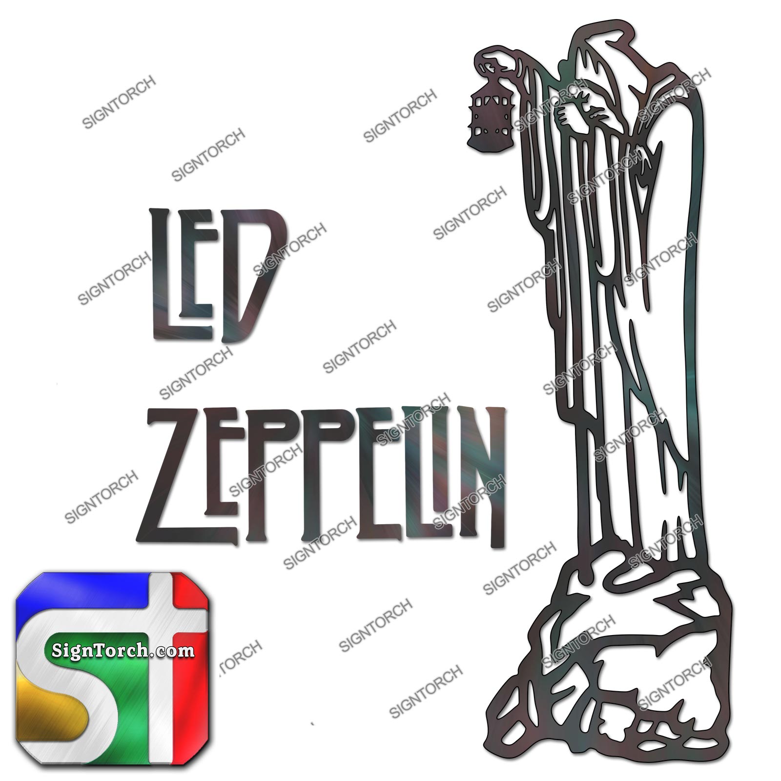 Detail Led Zeppelin Vector Art Nomer 35