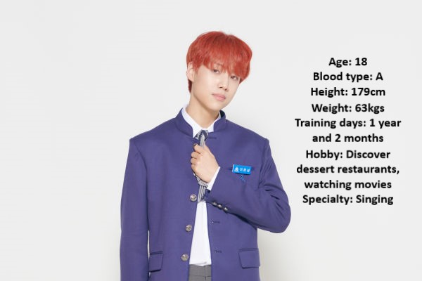 Detail Lee Eun Sang Produce X 101 Nomer 47