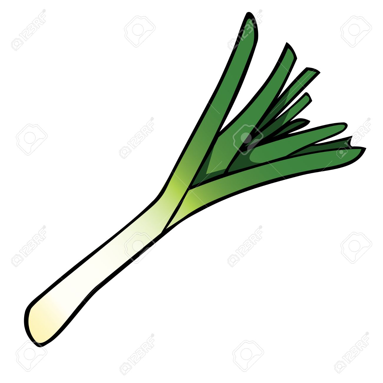 Detail Leeks Clipart Nomer 6