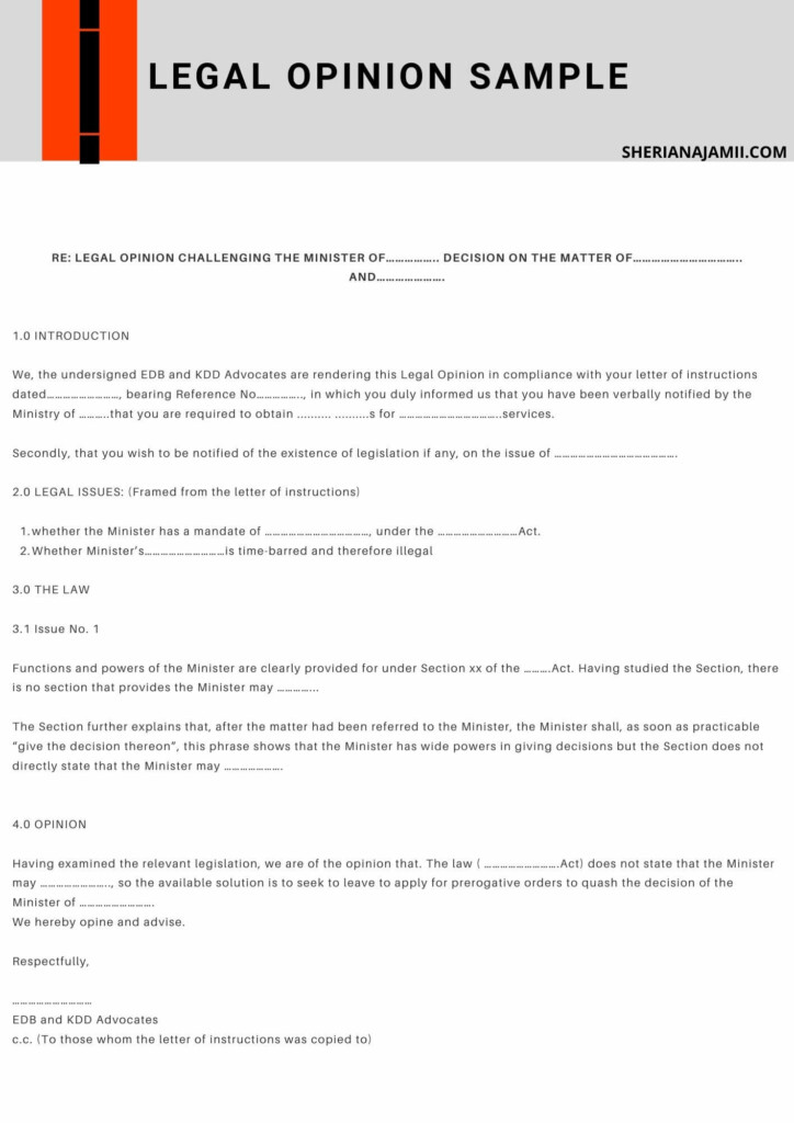 Detail Legal Opinion Contoh Nomer 34