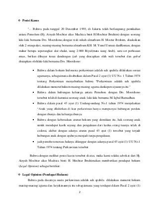 Detail Legal Opinion Contoh Nomer 6