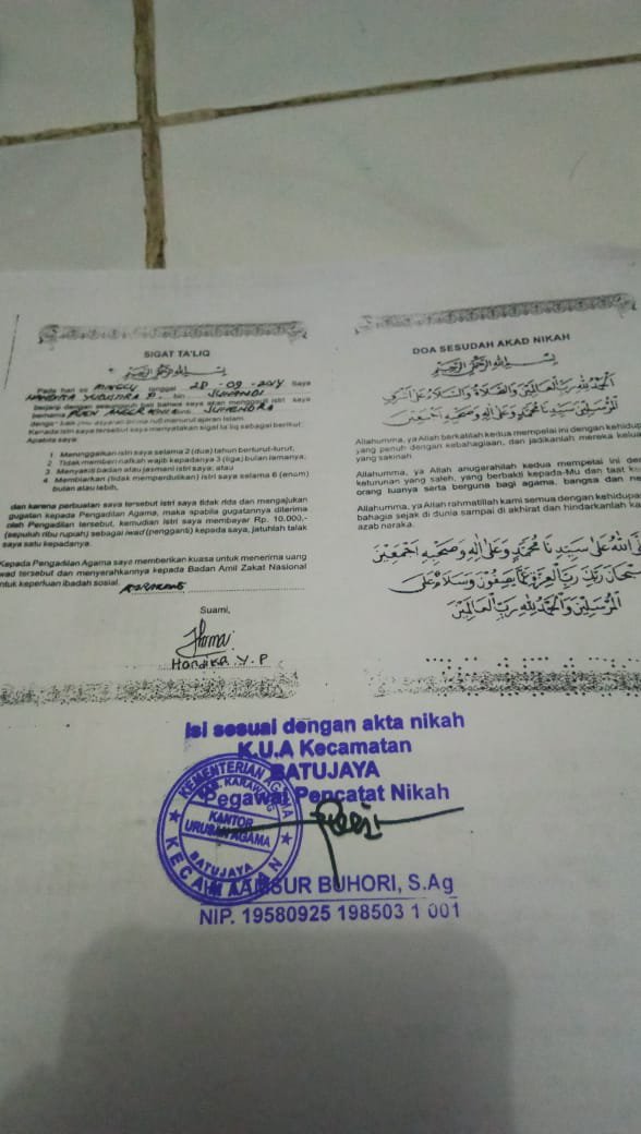 Detail Legalisir Surat Nikah Nomer 14