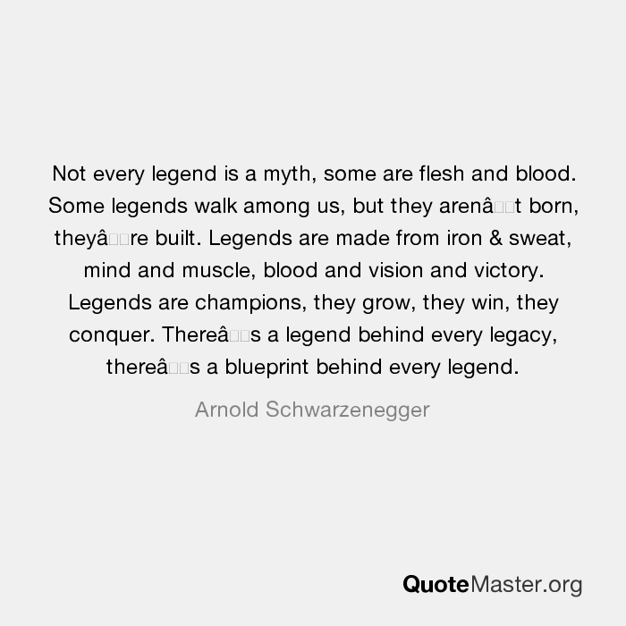 Detail Legends Are Made Quotes Nomer 40