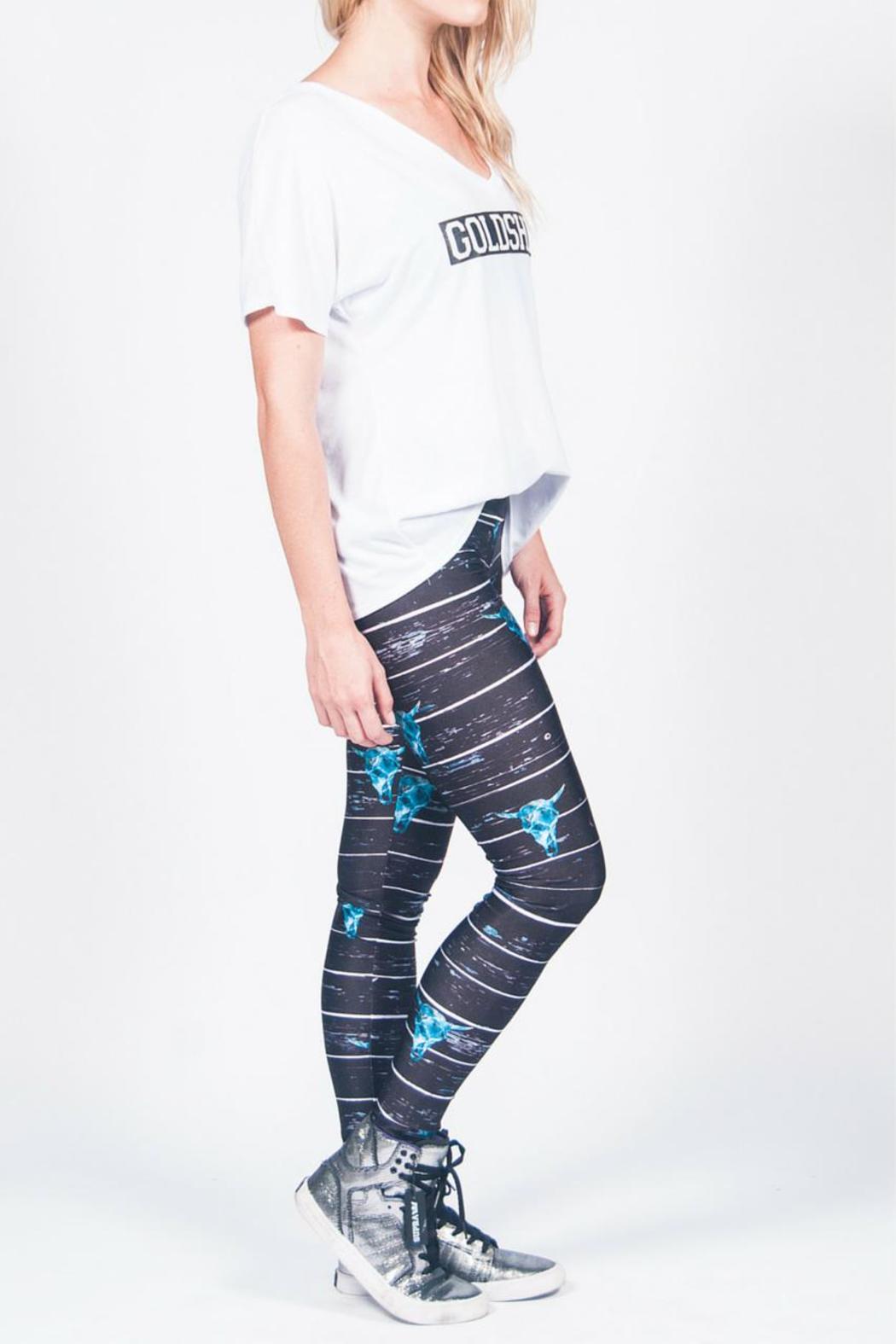 Detail Leggings With Cow Skull Nomer 17