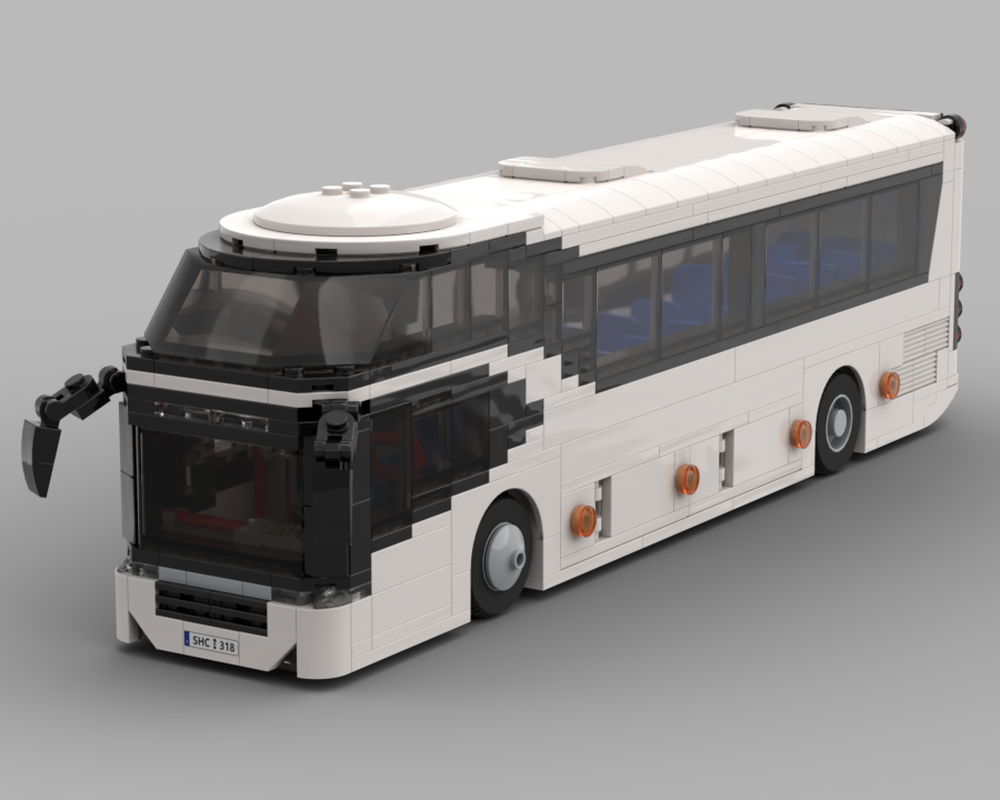 Detail Lego Greyhound Bus Nomer 40