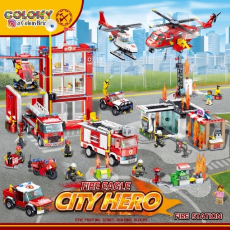 Detail Lego Pemadam Kebakaran Dan Polisi Nomer 4