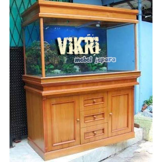 Detail Model Meja Aquarium Kayu Nomer 2