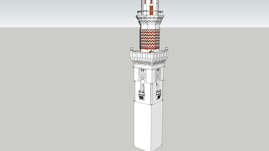 Detail Model Menara Masjid Nomer 33