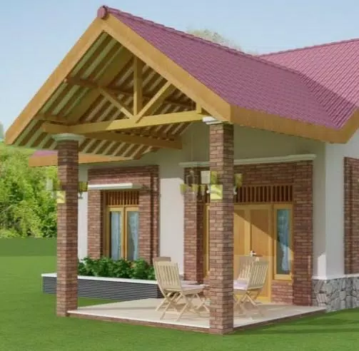 Detail Model Muka Rumah Nomer 35