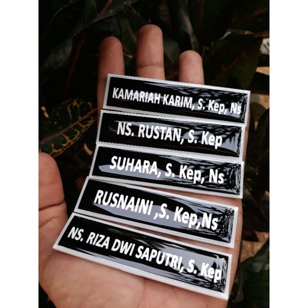 Detail Model Name Tag Keren Nomer 12