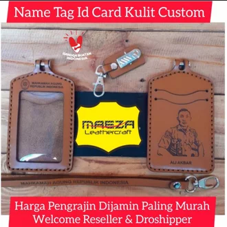 Detail Model Name Tag Kreatif Nomer 18