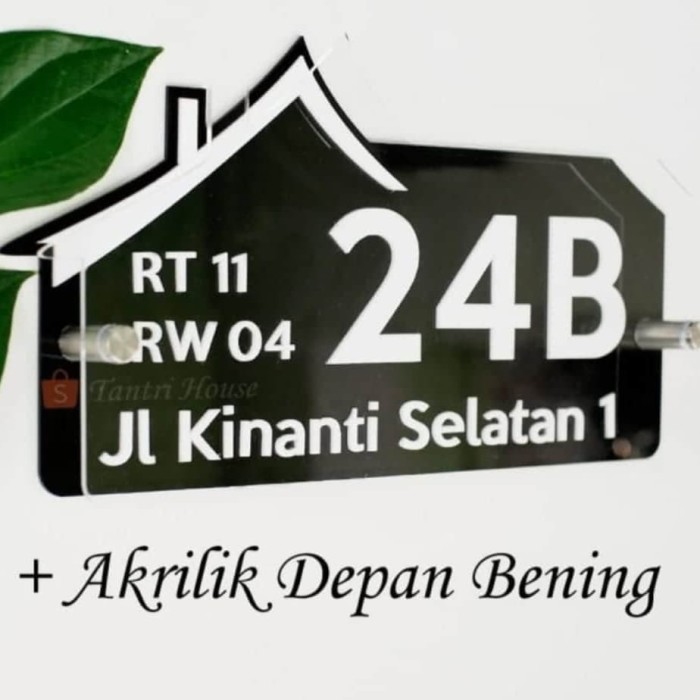 Detail Model Nomor Rumah Terbaru Nomer 32