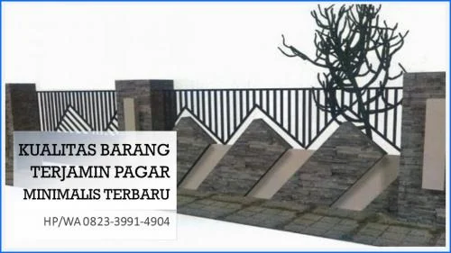 Detail Model Pagar Beton Nomer 27