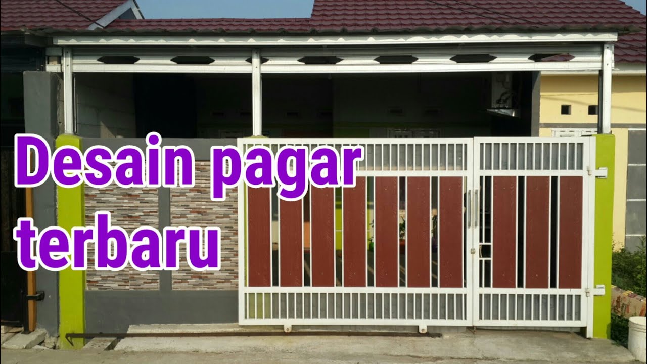 Detail Model Pagar Dan Kanopi Rumah Minimalis Nomer 50