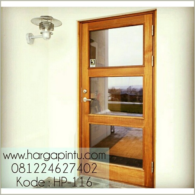 Detail Model Pintu Kaca Kayu Nomer 16