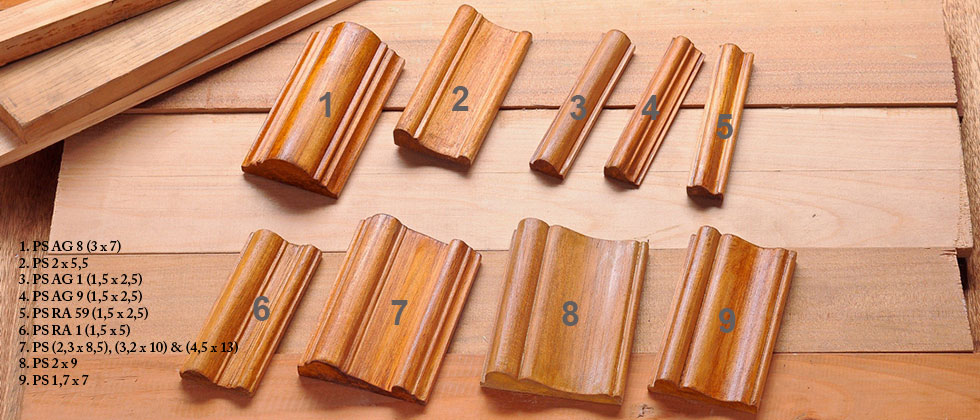 Detail Model Profil Kayu Nomer 44