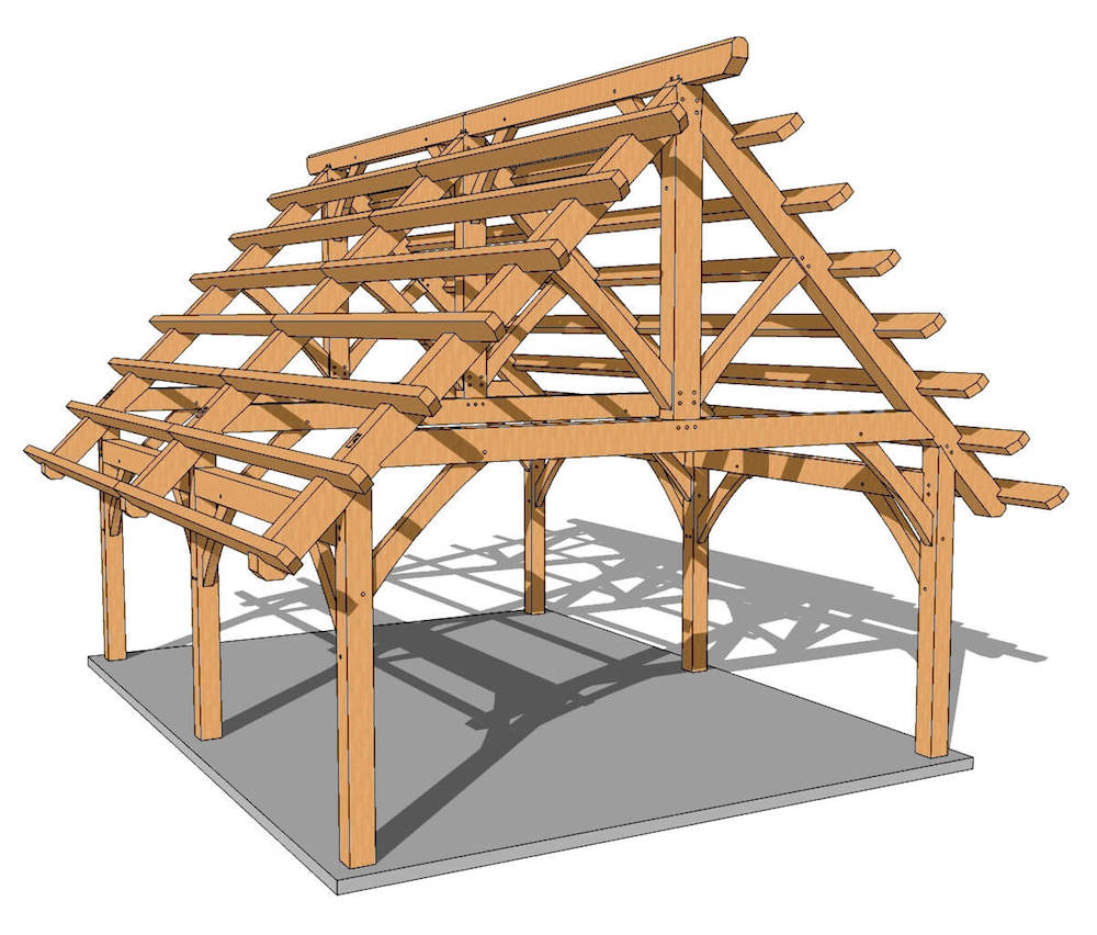 Detail Model Rangka Atap Kayu Rumah Minimalis Nomer 4