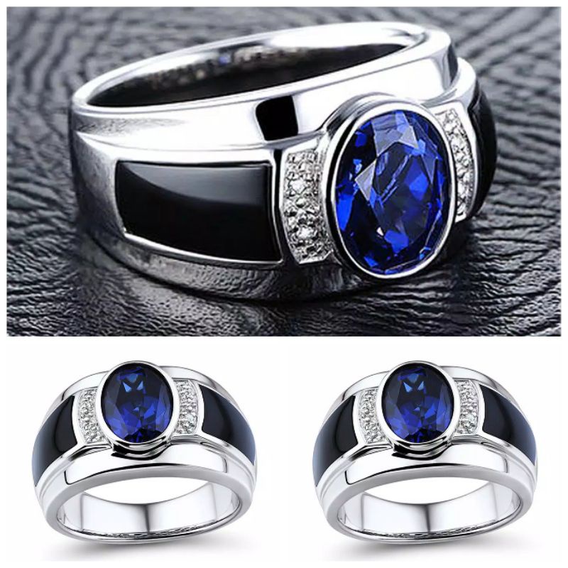 Detail Model Ring Perak Pria Mewah Nomer 23