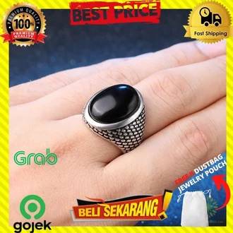 Detail Model Ring Perak Pria Mewah Nomer 39