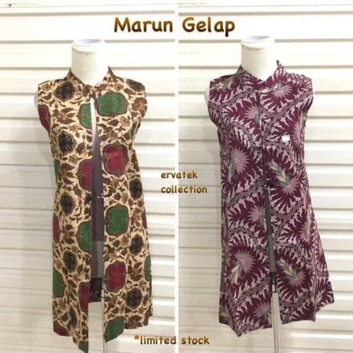 Detail Model Rompi Batik Tanpa Lengan Nomer 17