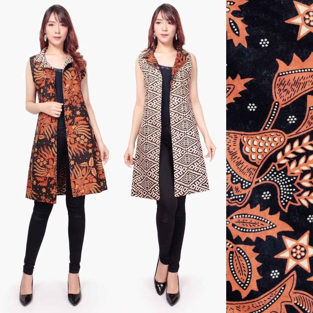 Detail Model Rompi Batik Tanpa Lengan Nomer 25