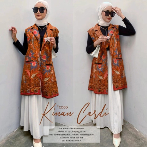 Detail Model Rompi Batik Tanpa Lengan Nomer 42