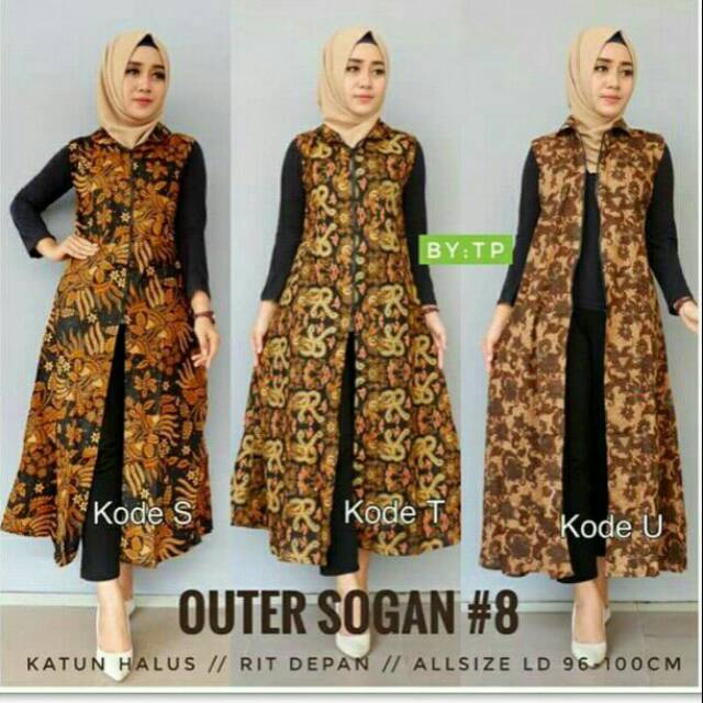 Detail Model Rompi Batik Tanpa Lengan Nomer 53